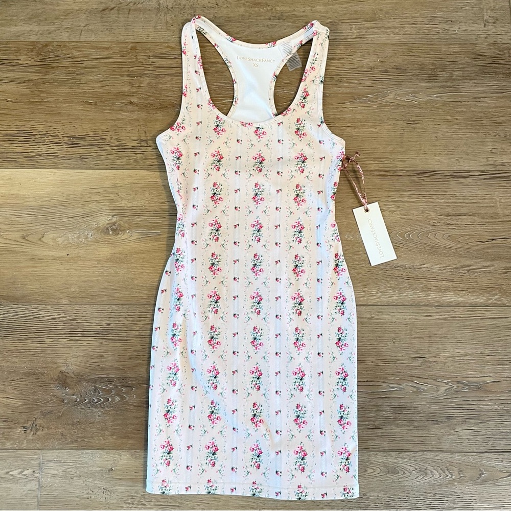 LoveShackFancy Natori Mini Dress - Picture 5 of 7